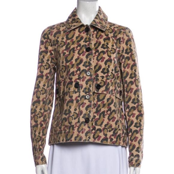 Veronica Beard Printed Utility Jacket